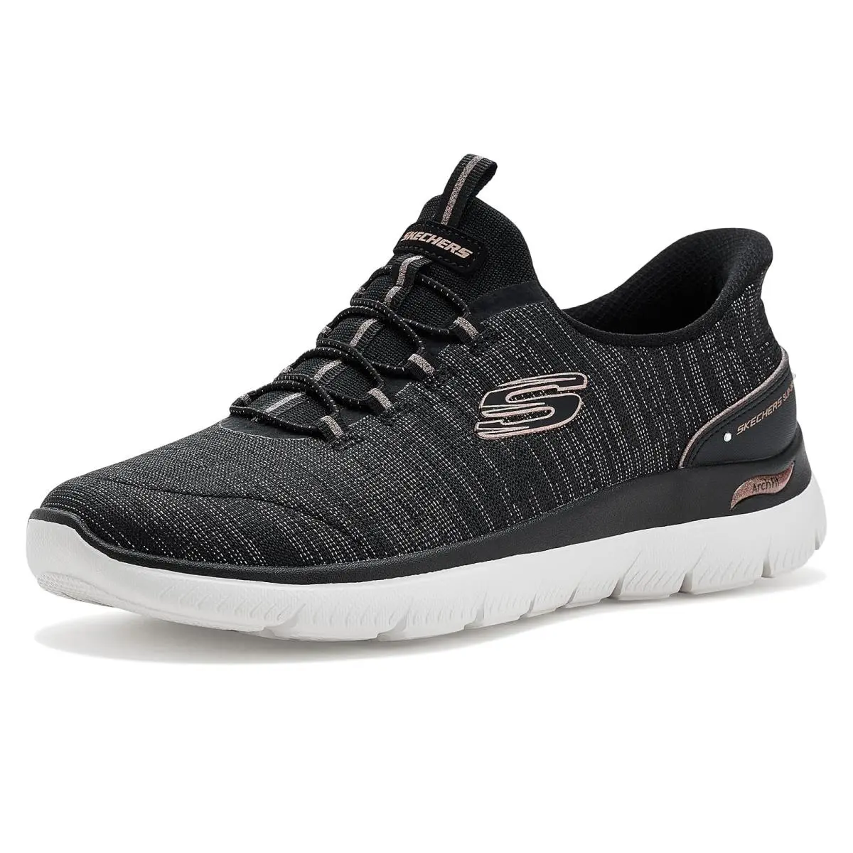 Skechers shoes - Black/Rosegold 6
