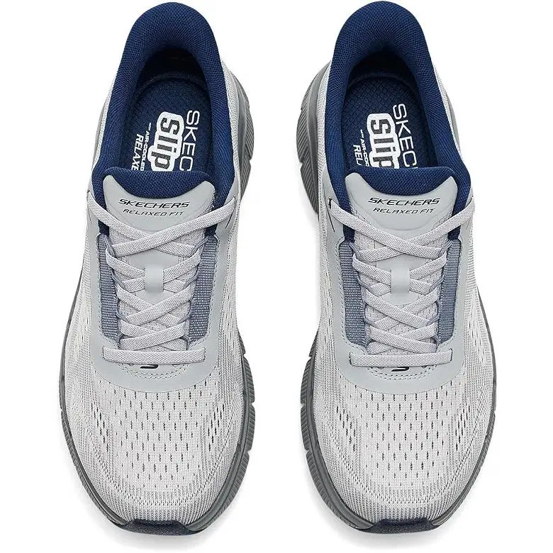 Skechers shoes - Skechers Relaxed Fit Flex Zayder - GREY/NAVY 12