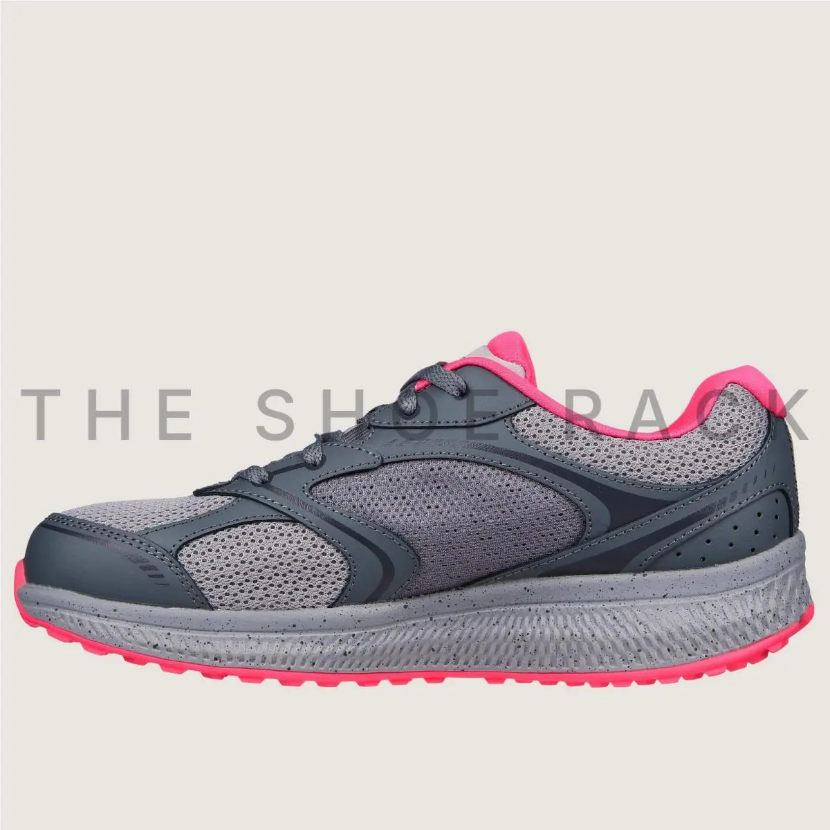 Skechers shoes - Skechers GO RUN Consistent - Vivid Horizon - 128285W-GYPK - Gray 1