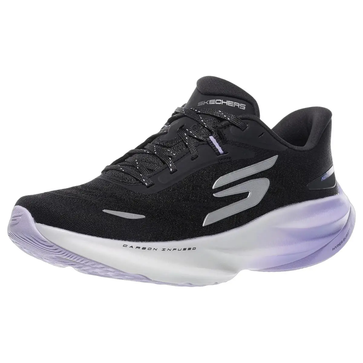 Skechers shoes - Skechers Aero Spark - Aero Spark - 172200-BKPR - Black/Purple Trim 6