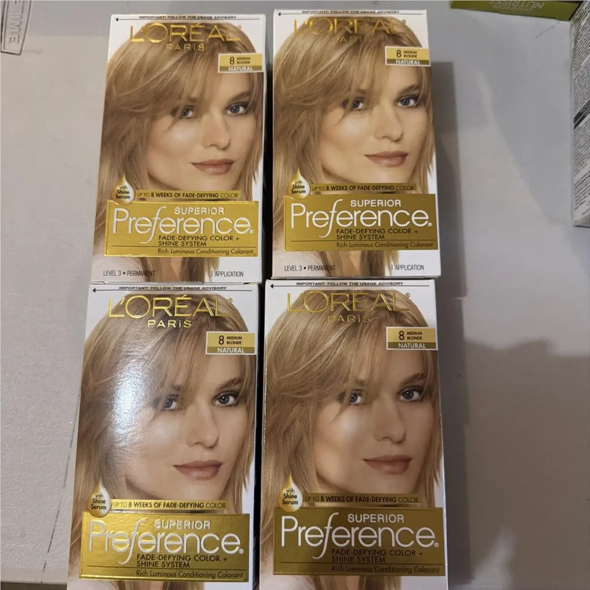 L`oreal Superior Preference Permanent Hair Color 8 Med Blonde Natural by L'Oréal