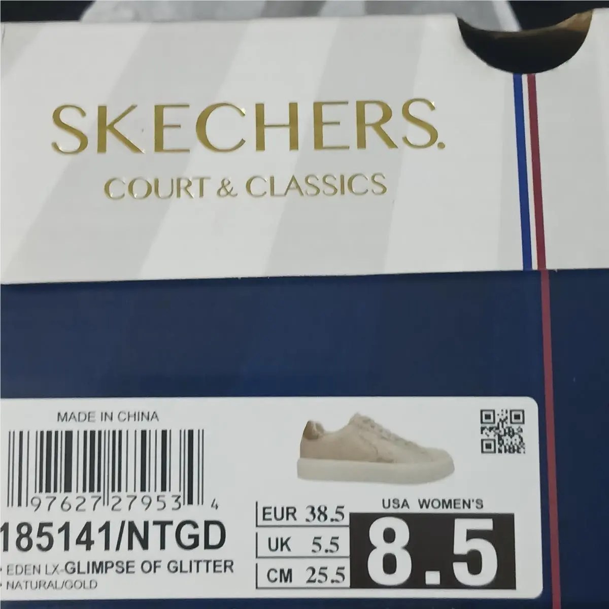 Skechers shoes - Eden XL Glimpse Of Glitter - 18541/NTGD - Gold (UPC: 197627279534) 10