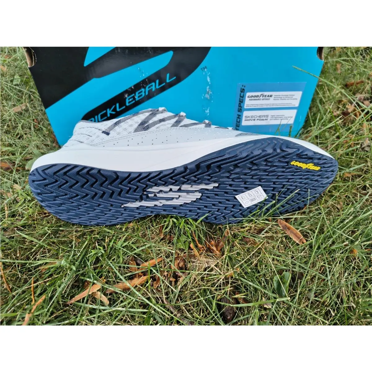 Skechers shoes - Skechers # 10 Viper Court Rally Pickleball - 246110 - Gray 9