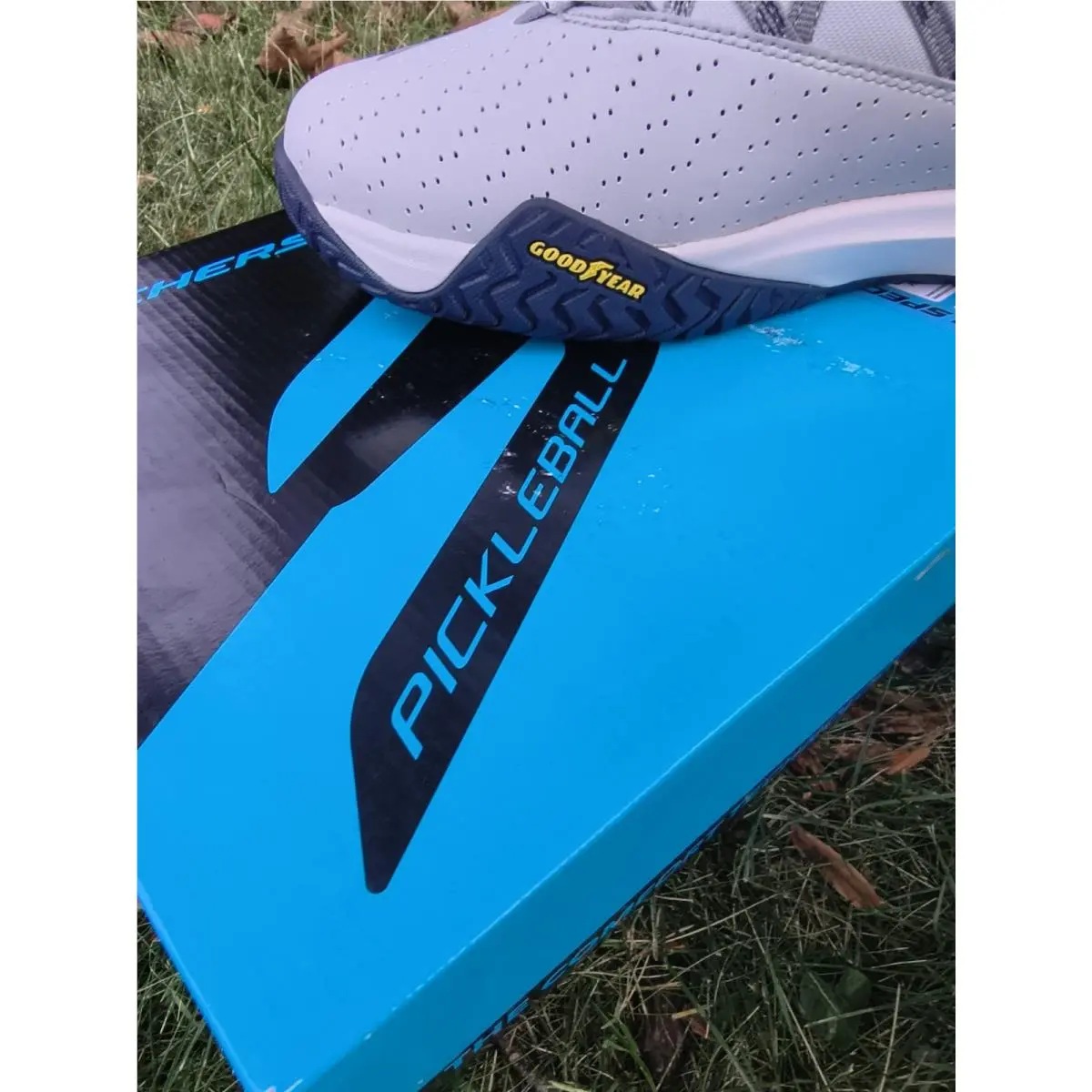 Skechers shoes - Skechers # 10 Viper Court Rally Pickleball - 246110 - Gray 13