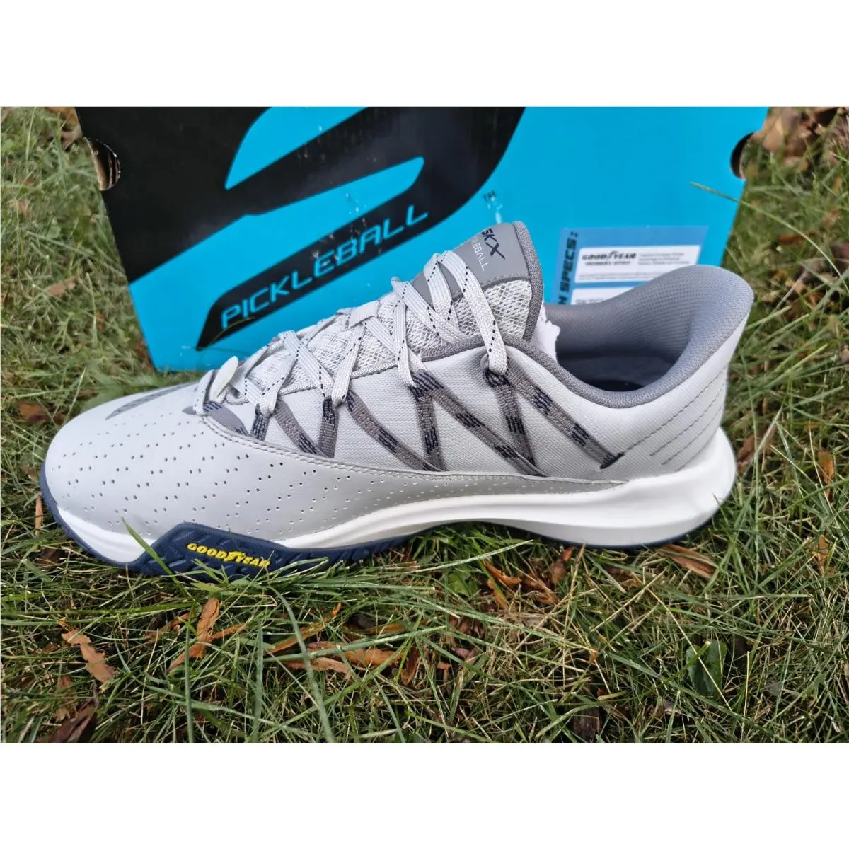 Skechers shoes - Skechers # 10 Viper Court Rally Pickleball - 246110 - Gray 2