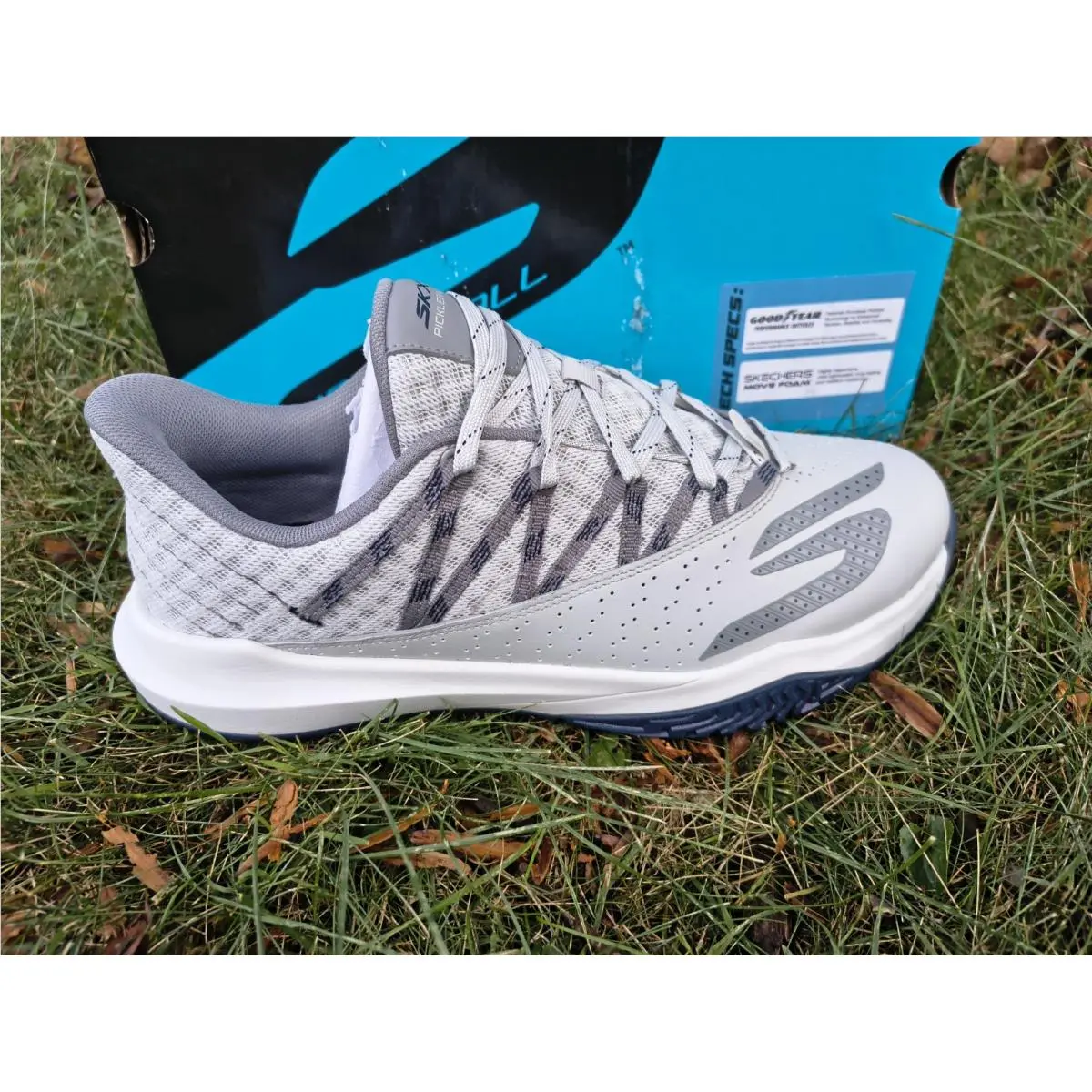 Skechers shoes - Skechers # 10 Viper Court Rally Pickleball - 246110 - Gray 4