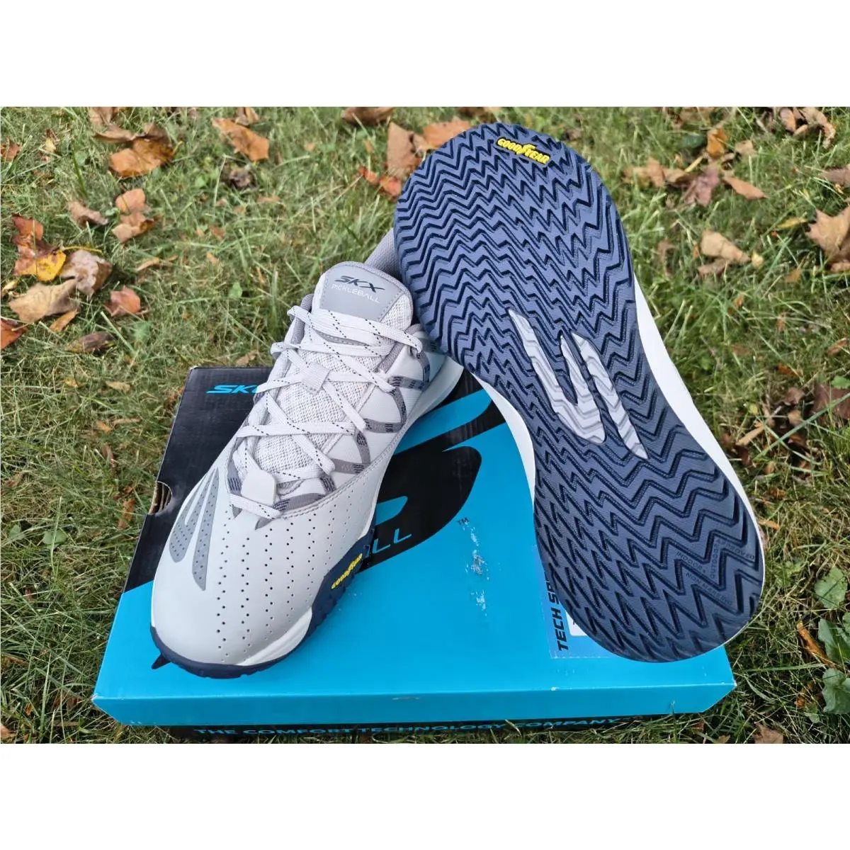 Skechers shoes - Skechers # 10 Viper Court Rally Pickleball - 246110 - Gray 6