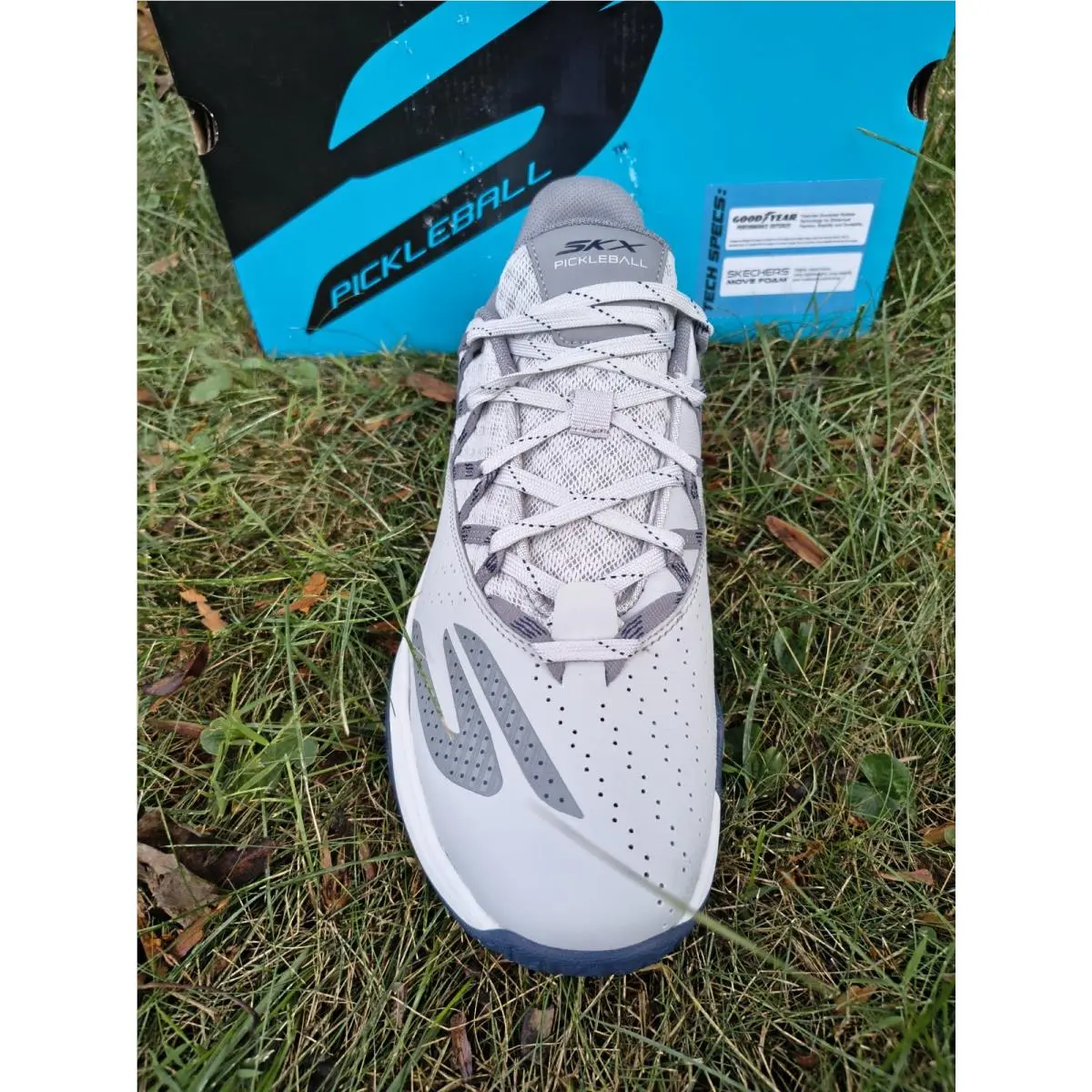 Skechers shoes - Skechers # 10 Viper Court Rally Pickleball - 246110 - Gray 7