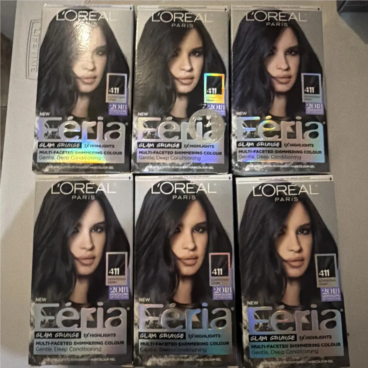 6 L`oreal Feria Permanent Hair Color Downtown Denim by L'Oréal