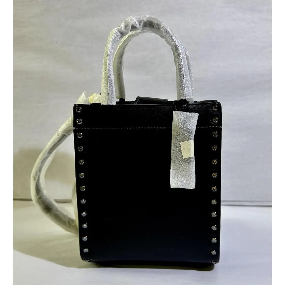 Glove Tanned Leather Crystal Rivets Mini Cashin Tote Bag by Coach