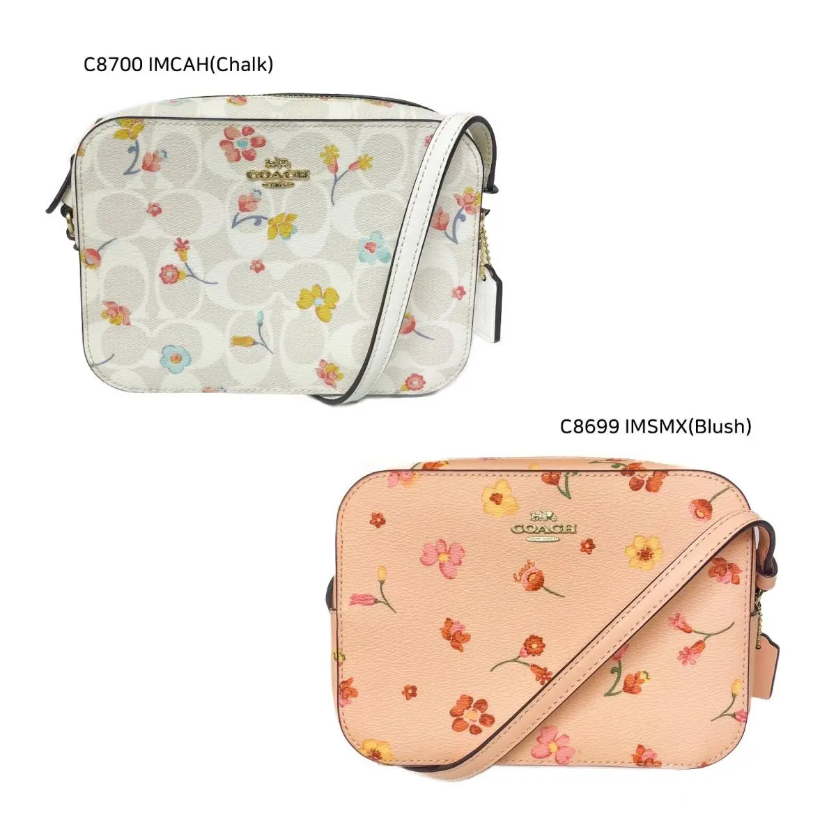 C8699 C8700 Women Mini Camera Bag with Mystical Floral Print by Coach