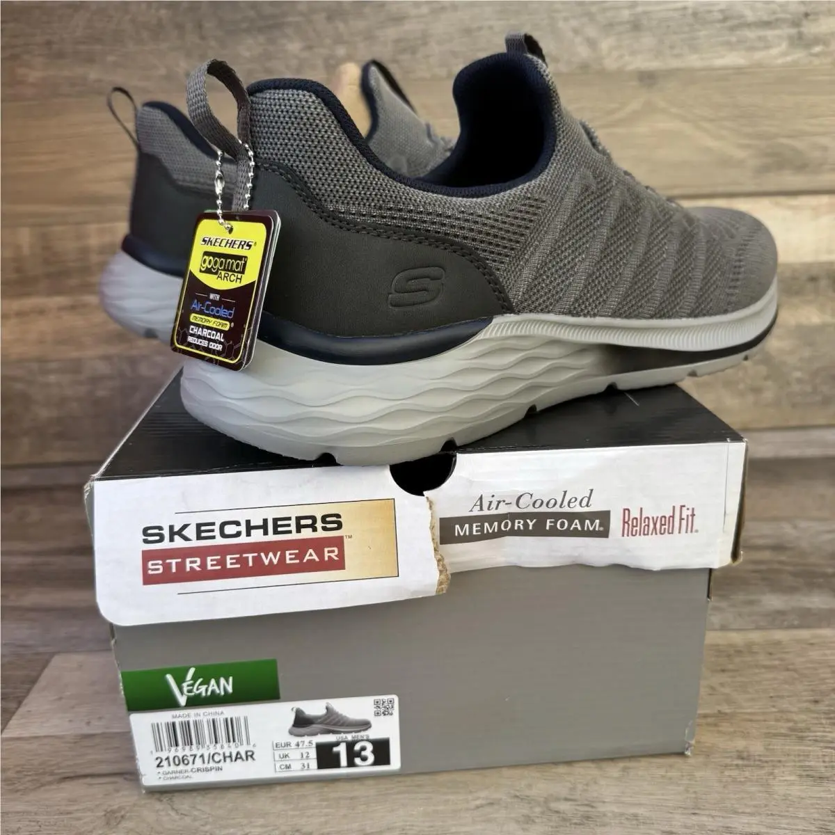 Skechers shoes - Crispin - Crispin - Gray 1