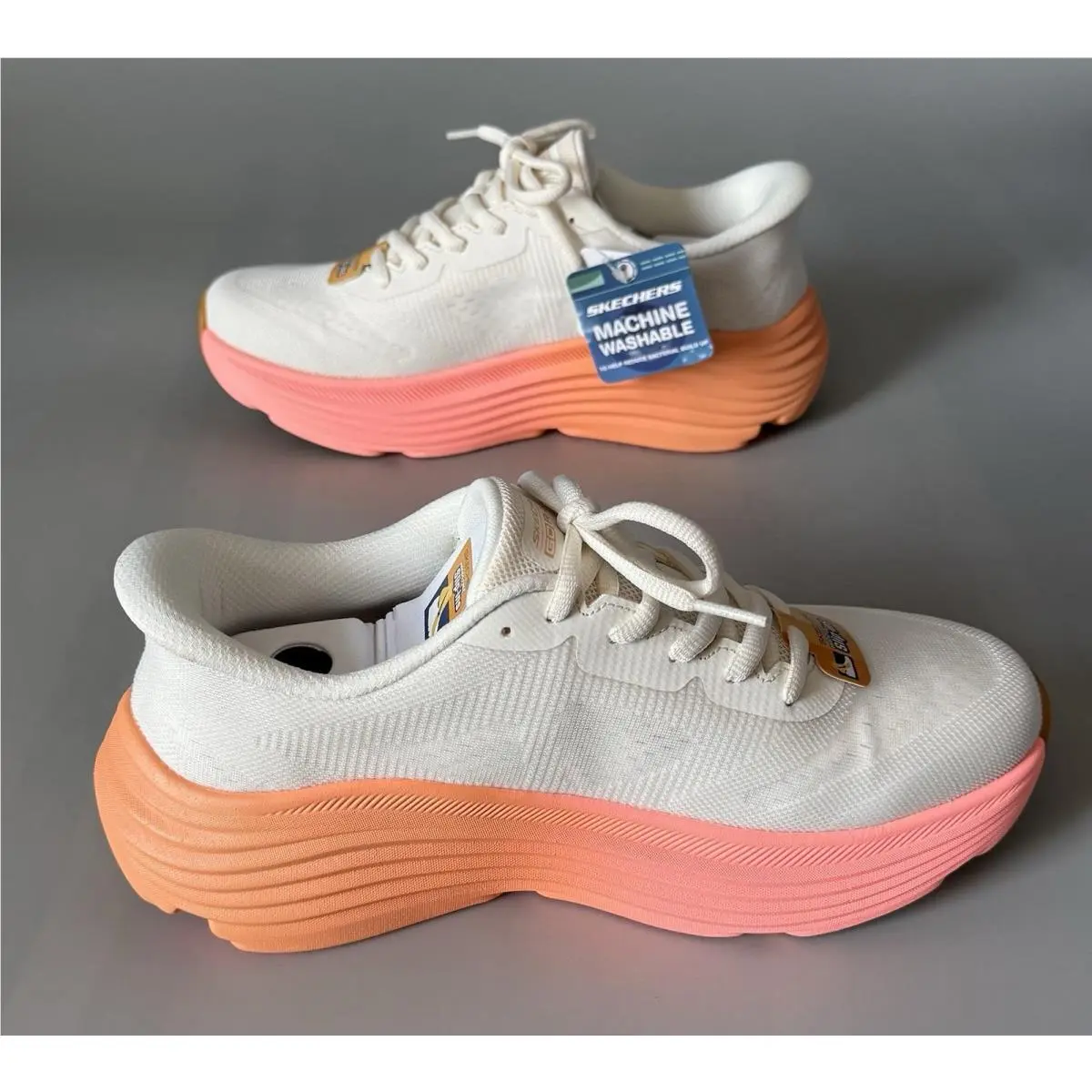 Skechers shoes - Skechers Max - Max - 129473 - Off White Pink (UPC: 0199025356329) 1