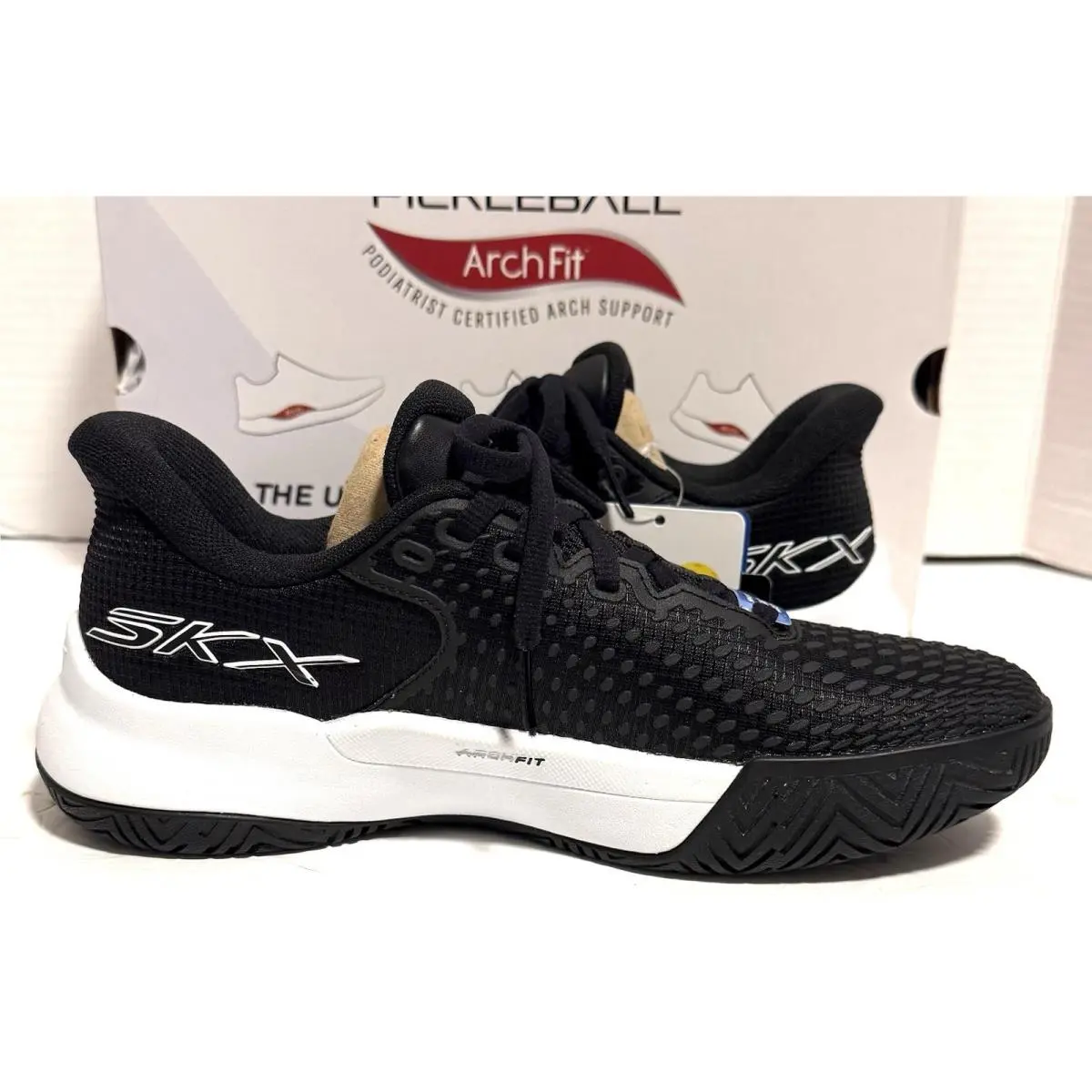 Skechers shoes - SKECHERS Viper Court Elite - Viper Court Elite - 172100/BKW - Black/White 4
