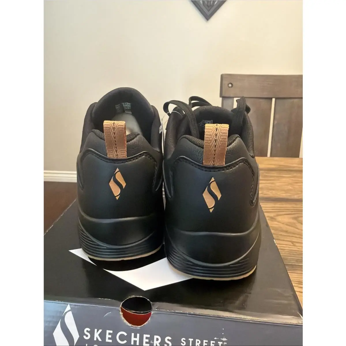 Skechers shoes - SKECHERS 183012 UNO ALDER - UNO ALDER - Black 2