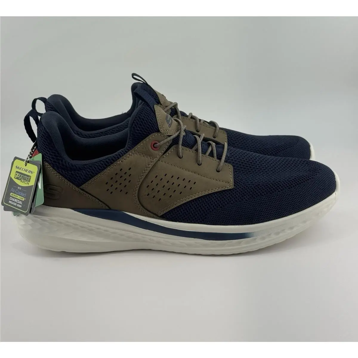 Skechers shoes - Skechers Relaxed Fit Slade Breyer - Navy tan 1