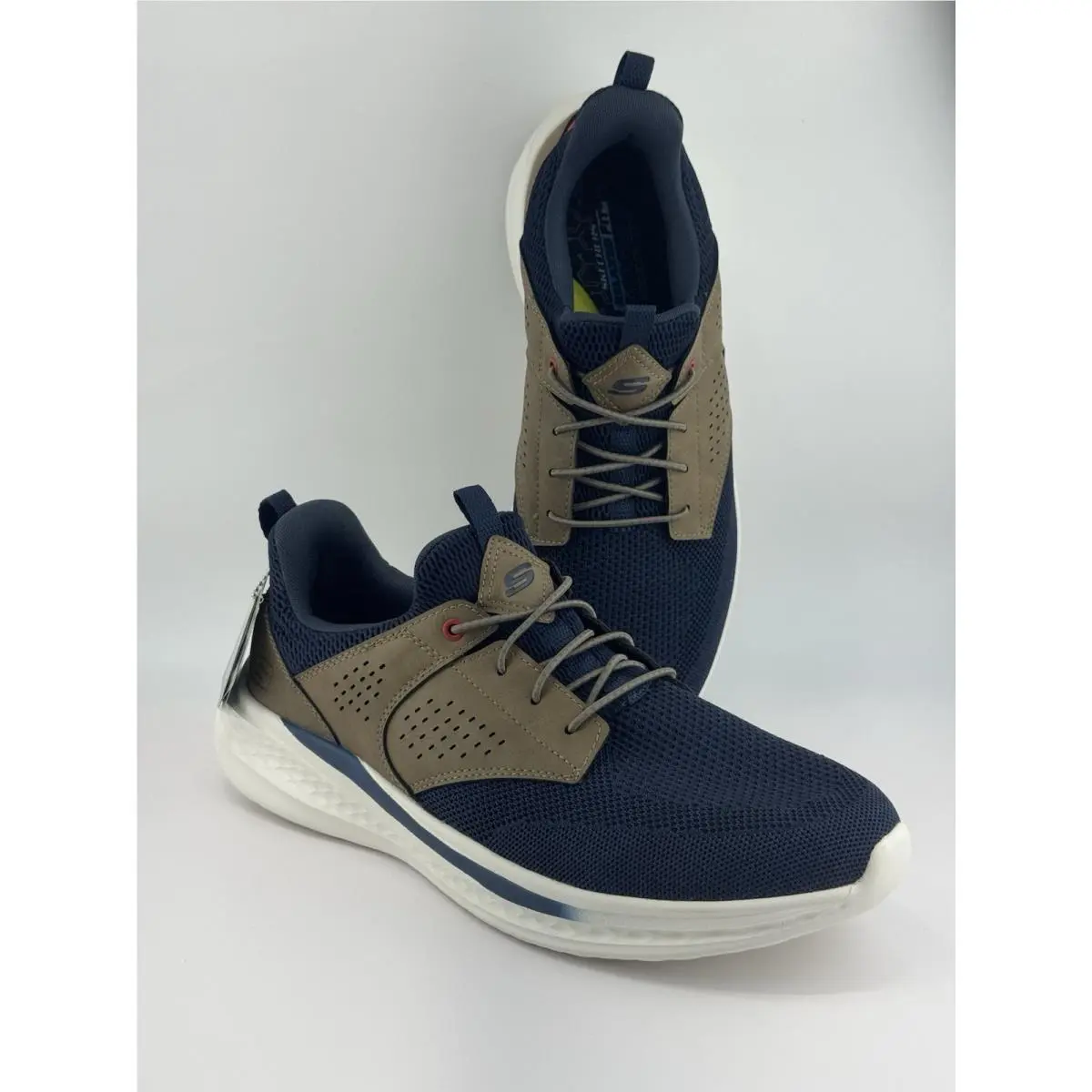 Skechers shoes - Skechers Relaxed Fit Slade Breyer - Navy tan 4