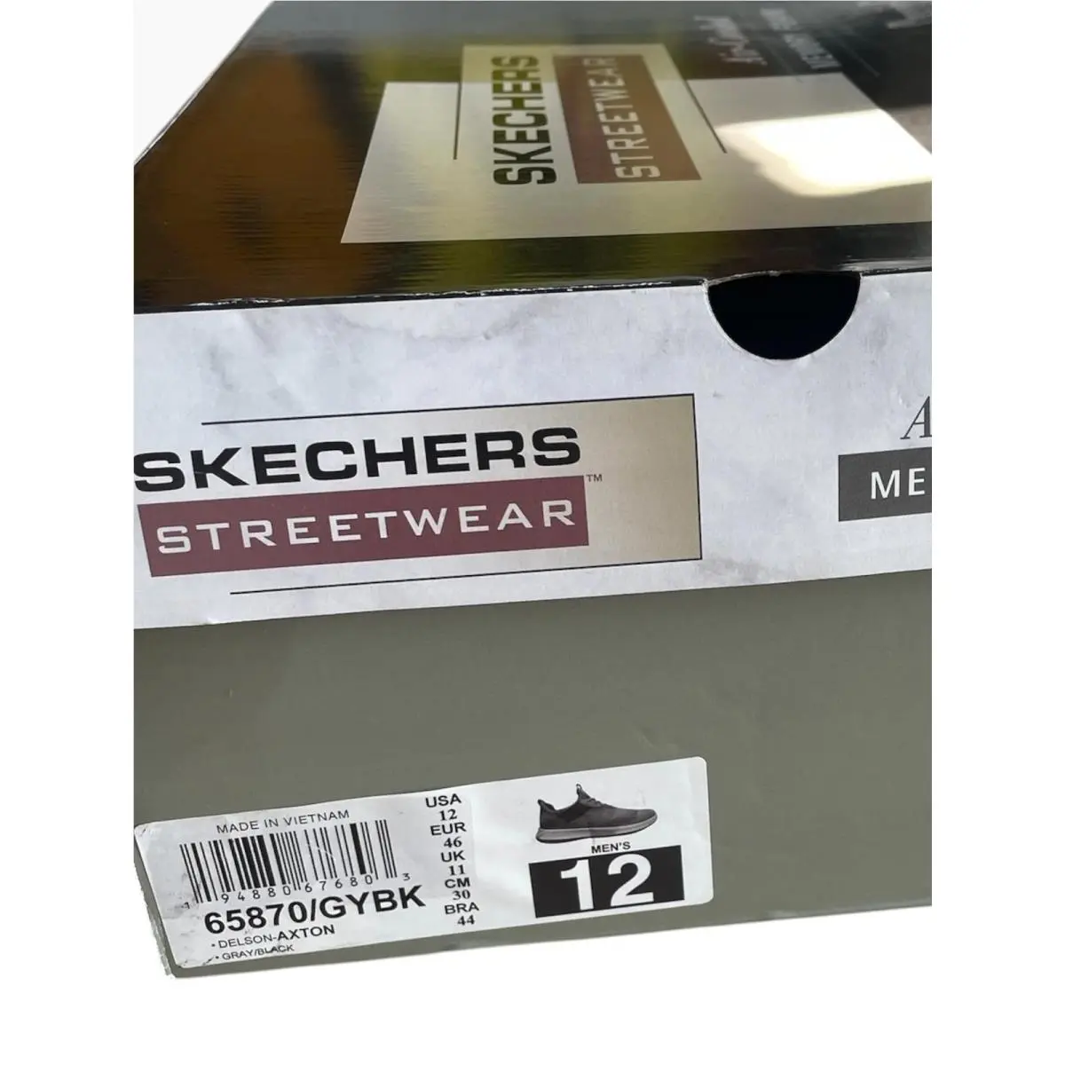 Skechers shoes - Delson - Axton - Delson Axton - 65870-GYBK - Gray (UPC: 194880676803) 9