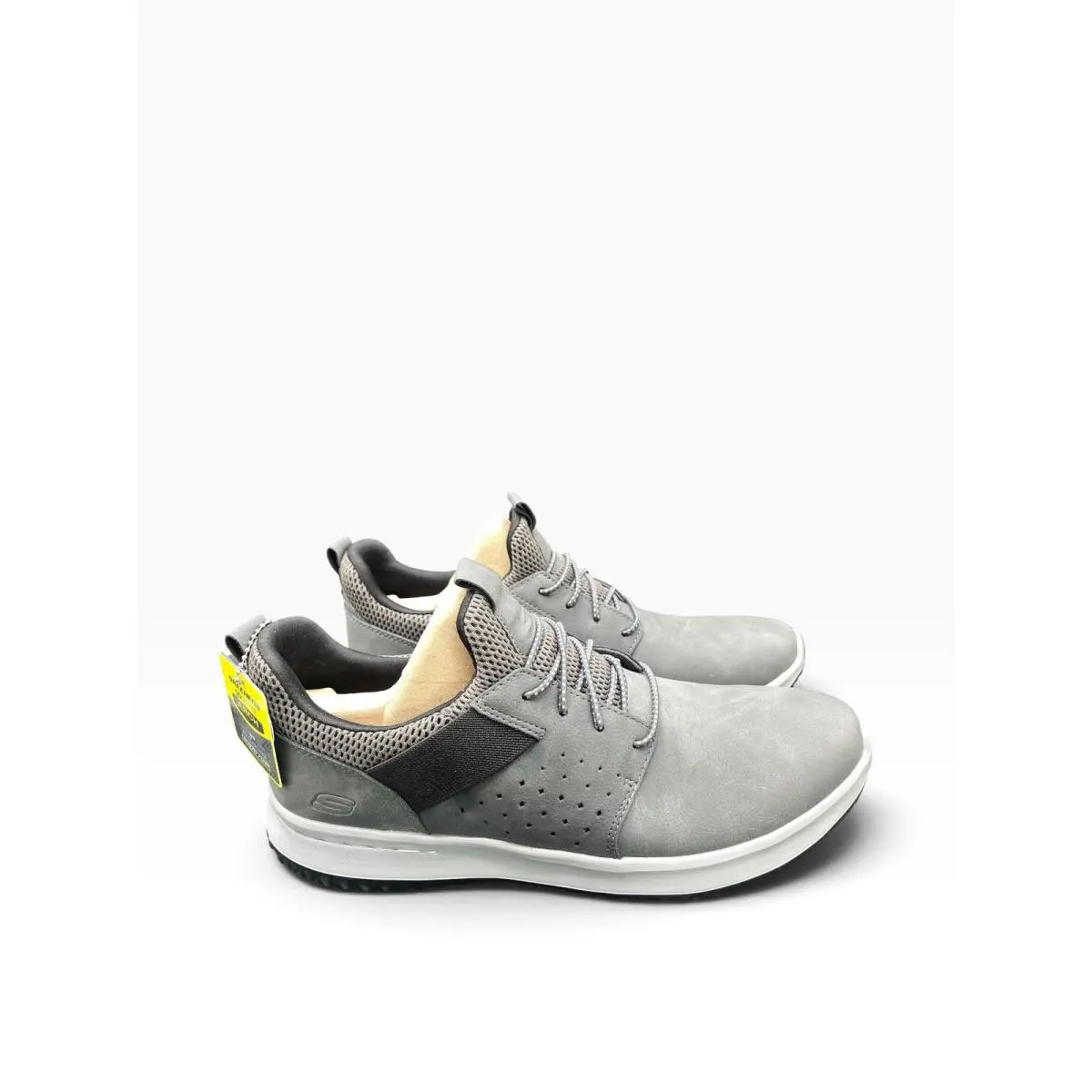 Skechers shoes - Delson - Axton - Delson Axton - 65870-GYBK - Gray (UPC: 194880676803) 4