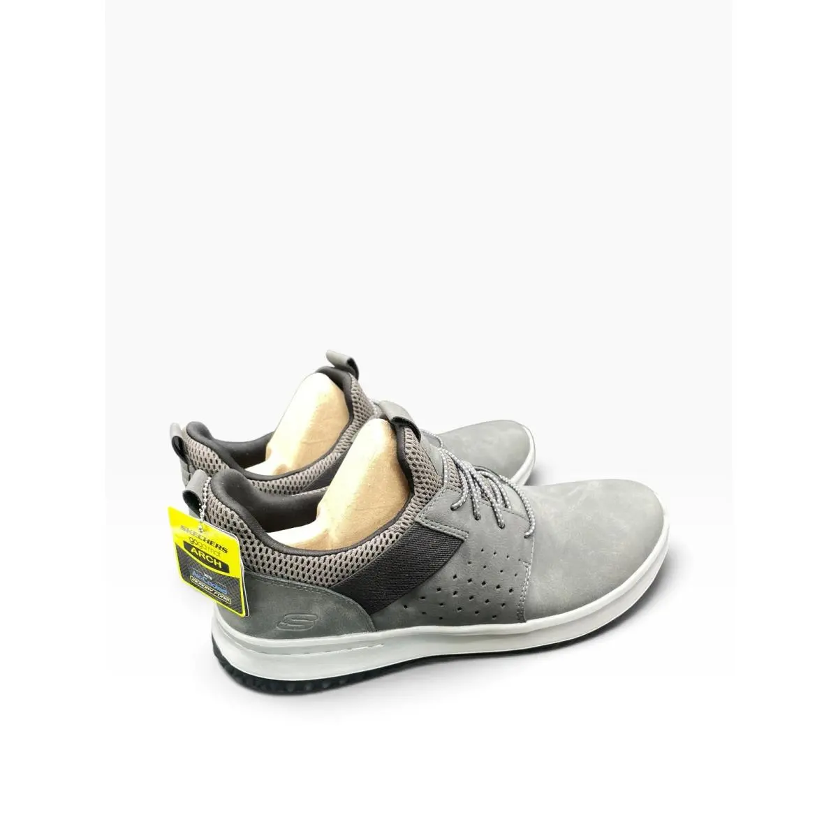 Skechers shoes - Delson - Axton - Delson Axton - 65870-GYBK - Gray (UPC: 194880676803) 6
