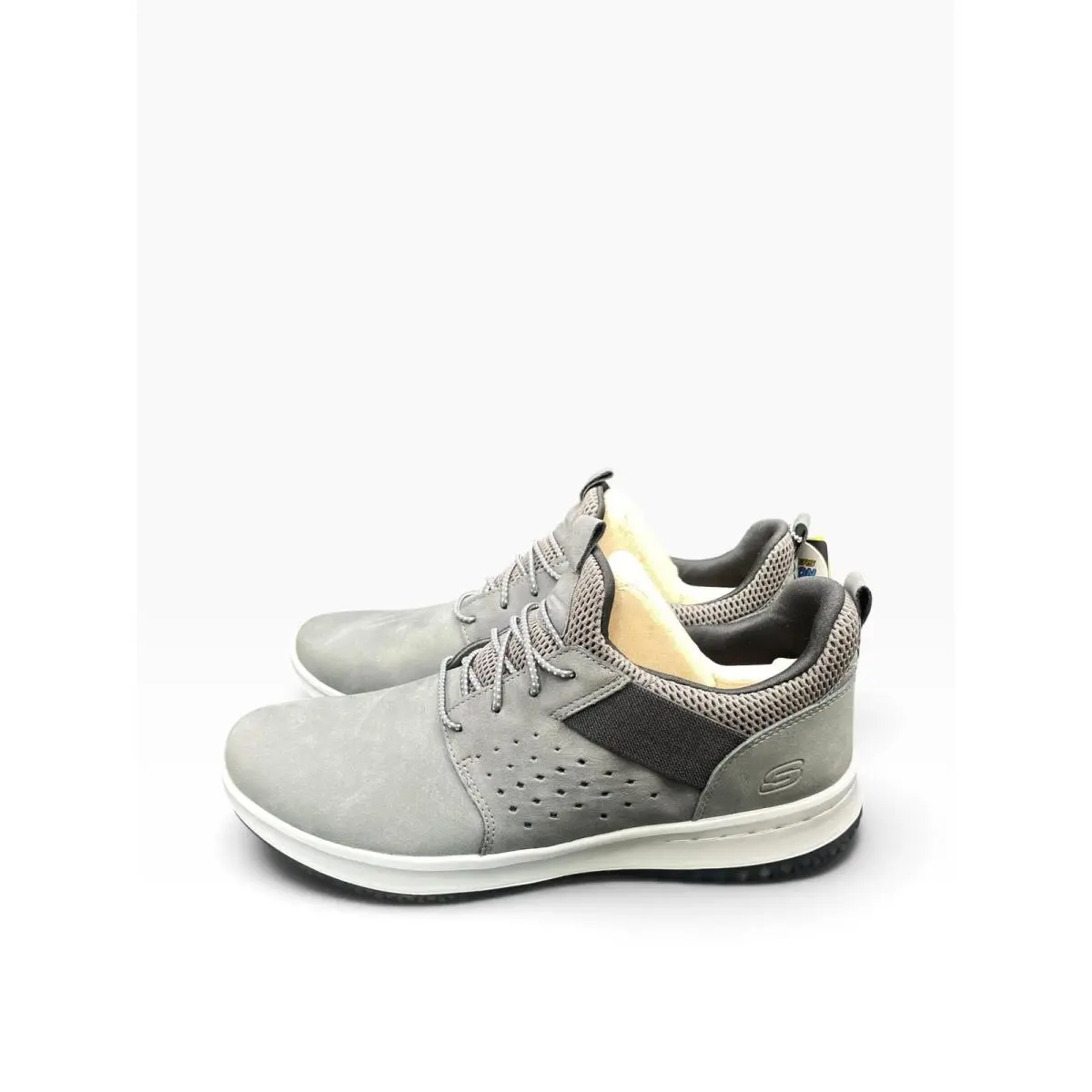 Skechers shoes - Delson - Axton - Delson Axton - 65870-GYBK - Gray (UPC: 194880676803) 7