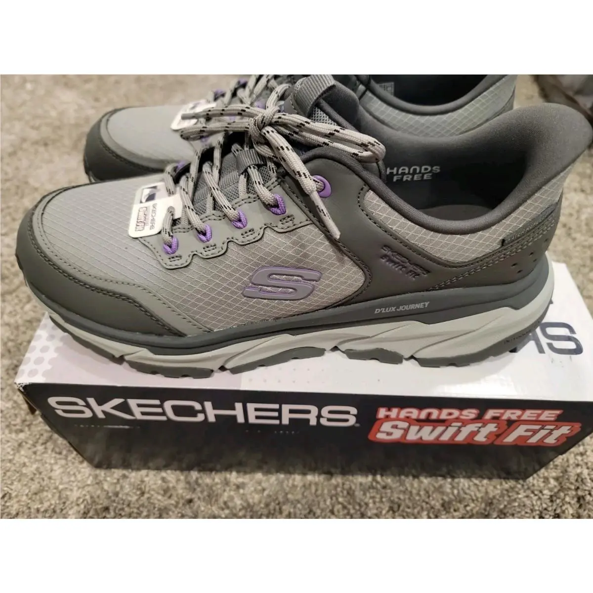 Skechers shoes - Skechers Free Swift - Free Swift - 179442S - Gray/Purple 3