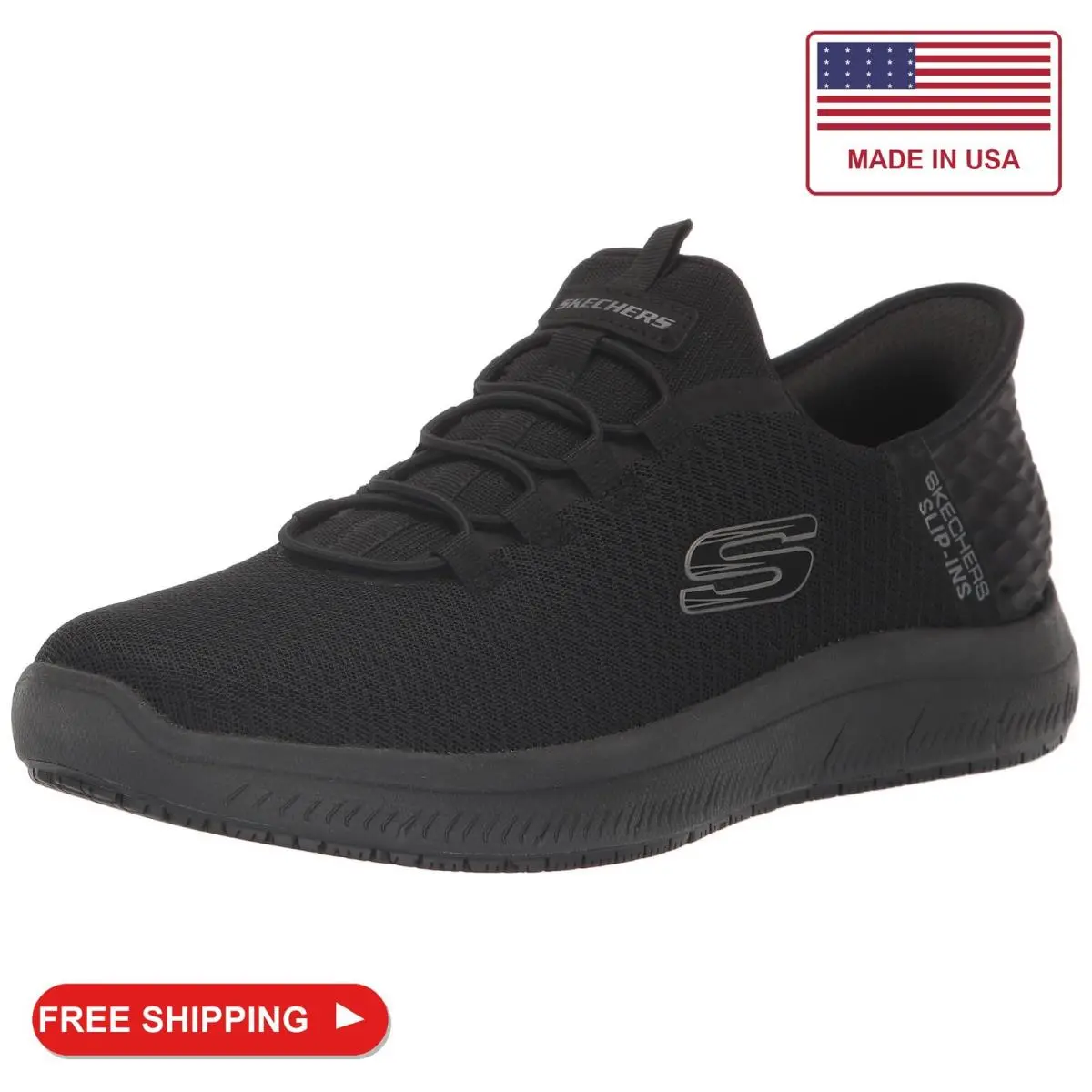 Skechers Men`s Summits Colsin Sr Hands Free Slip -ins Bbk 9 Wide