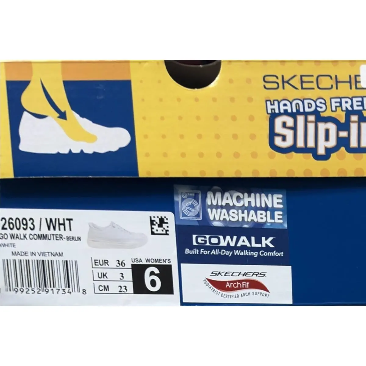 Skechers shoes - 126093WHT - 126093/WHT - White (UPC: 199252917348) 8