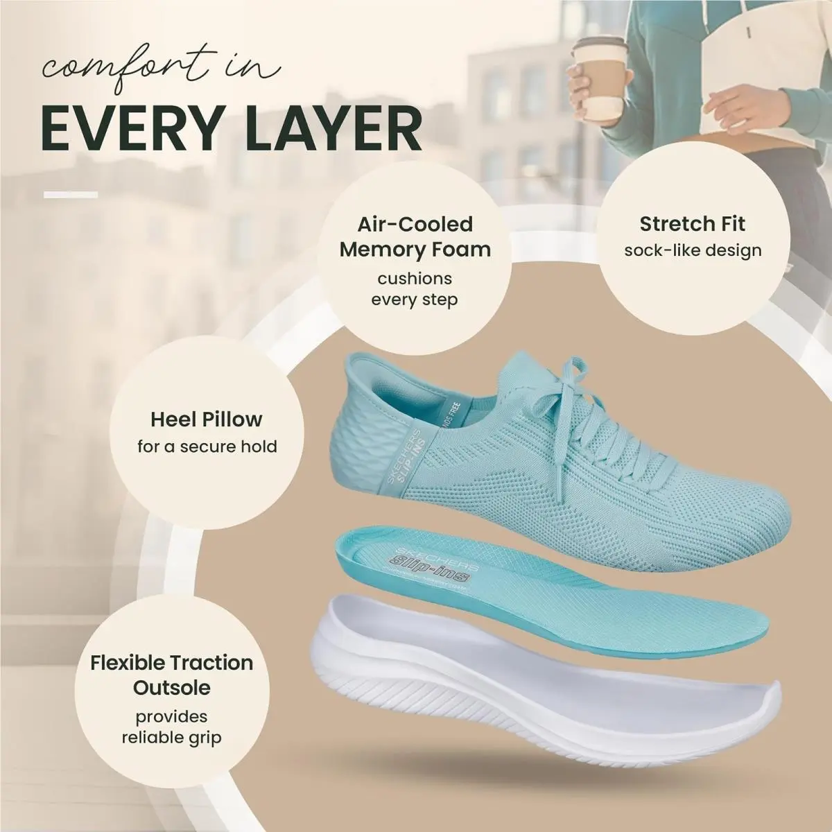 Skechers shoes - Aqua (UPC: 0198739504545) 5