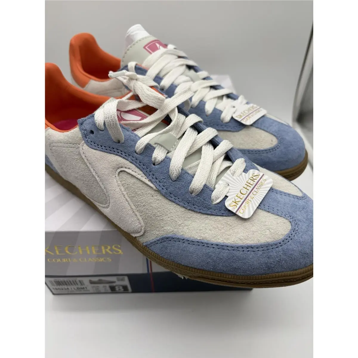 Skechers shoes - Skechers Court - Court - 185234 - Light Blue/Multi (UPC: 198376094430) 11