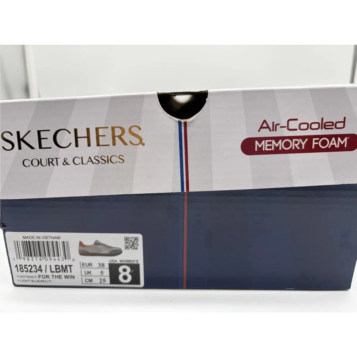 Skechers shoes - Skechers Court - Court - 185234 - Light Blue/Multi (UPC: 198376094430) 0