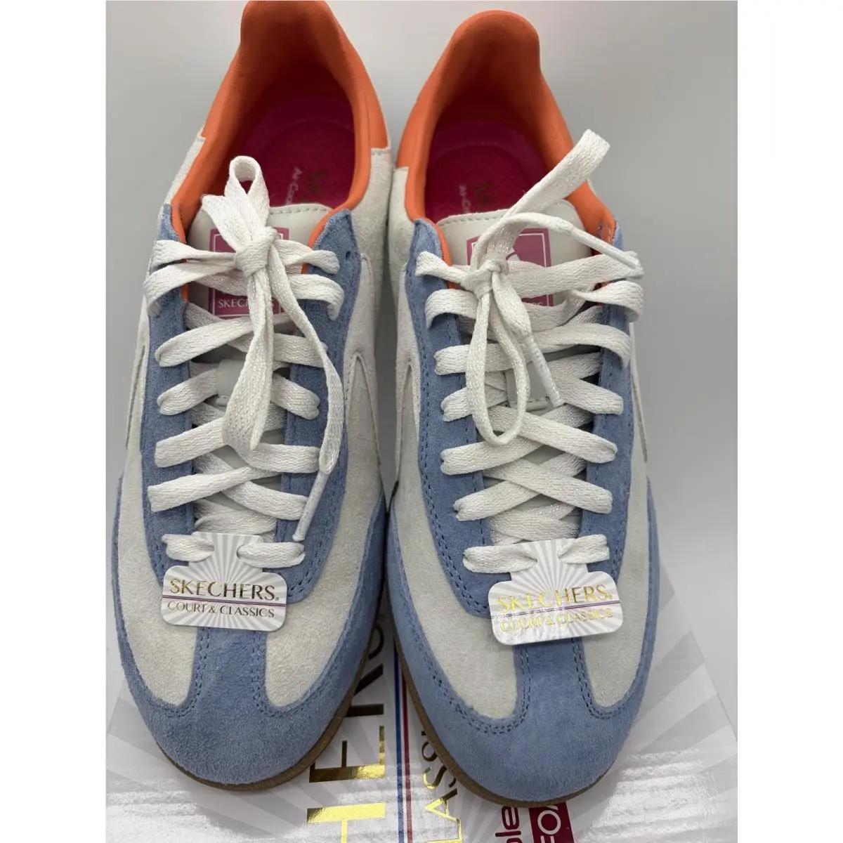 Skechers shoes - Skechers Court - Court - 185234 - Light Blue/Multi (UPC: 198376094430) 3