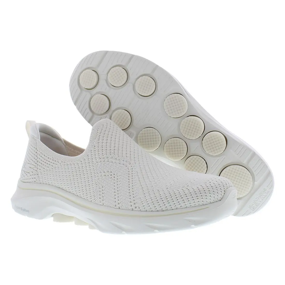 Go Walk 7 Amina Slip On Womens Shoes Size 11 Color: Off White by Skechers