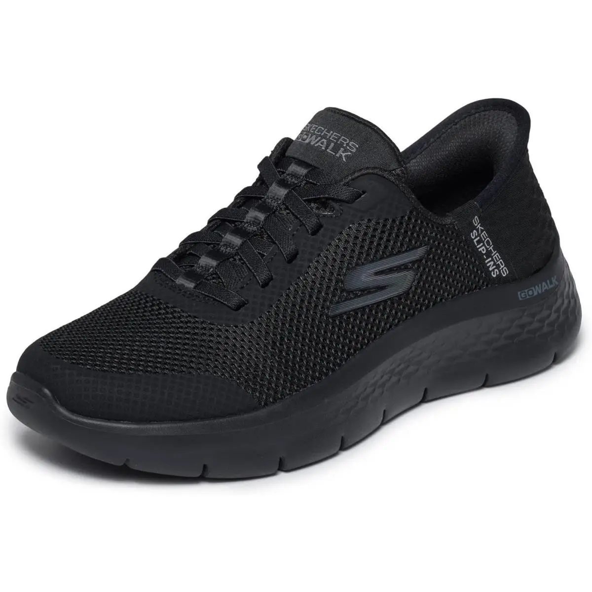 Women`s Go Walk Flex Hands Free Slip-ins-grand Entry Sneaker Black 6 by Skechers
