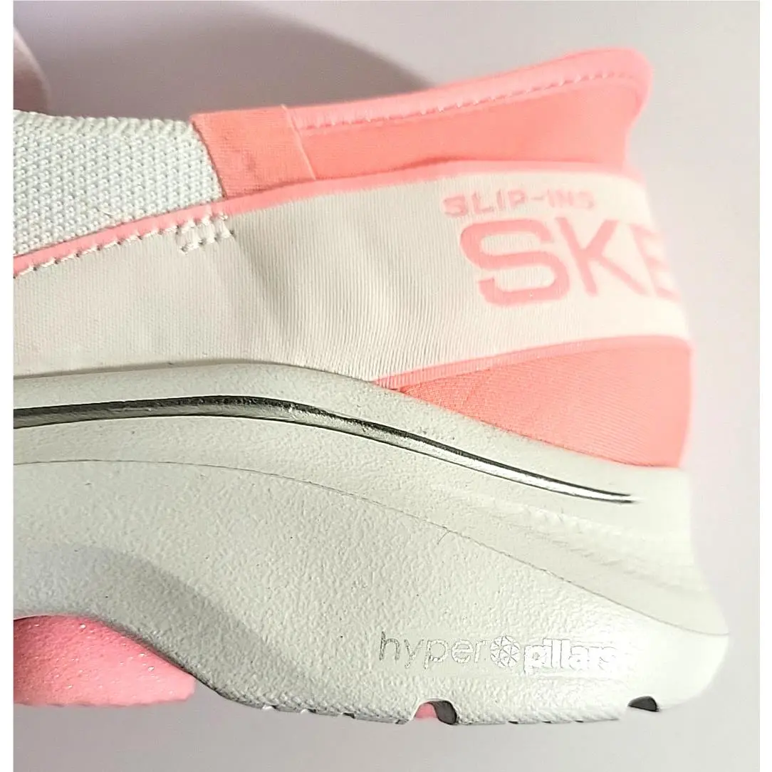 Skechers shoes - Skechers Go Walk 7 Mia 125231 - 125231 - White & Pink (UPC: 196989975399) 9