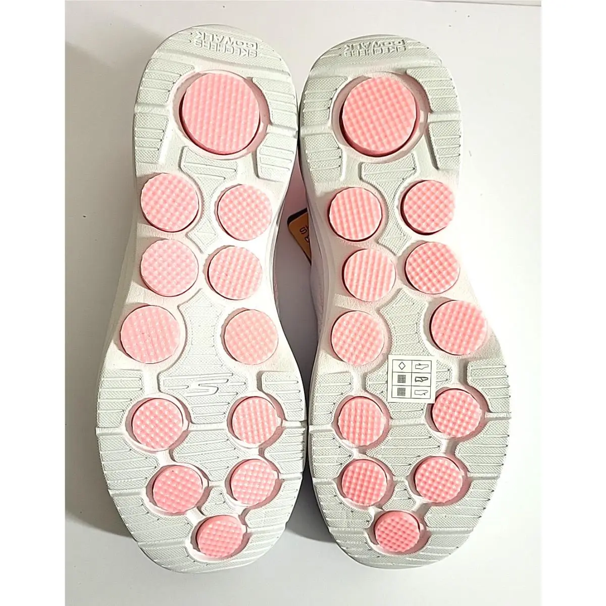 Skechers shoes - Skechers Go Walk 7 Mia 125231 - 125231 - White & Pink (UPC: 196989975399) 10