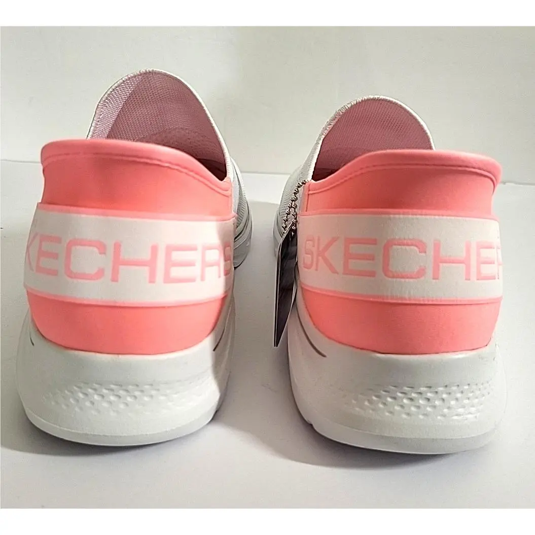 Skechers shoes - Skechers Go Walk 7 Mia 125231 - 125231 - White & Pink (UPC: 196989975399) 2