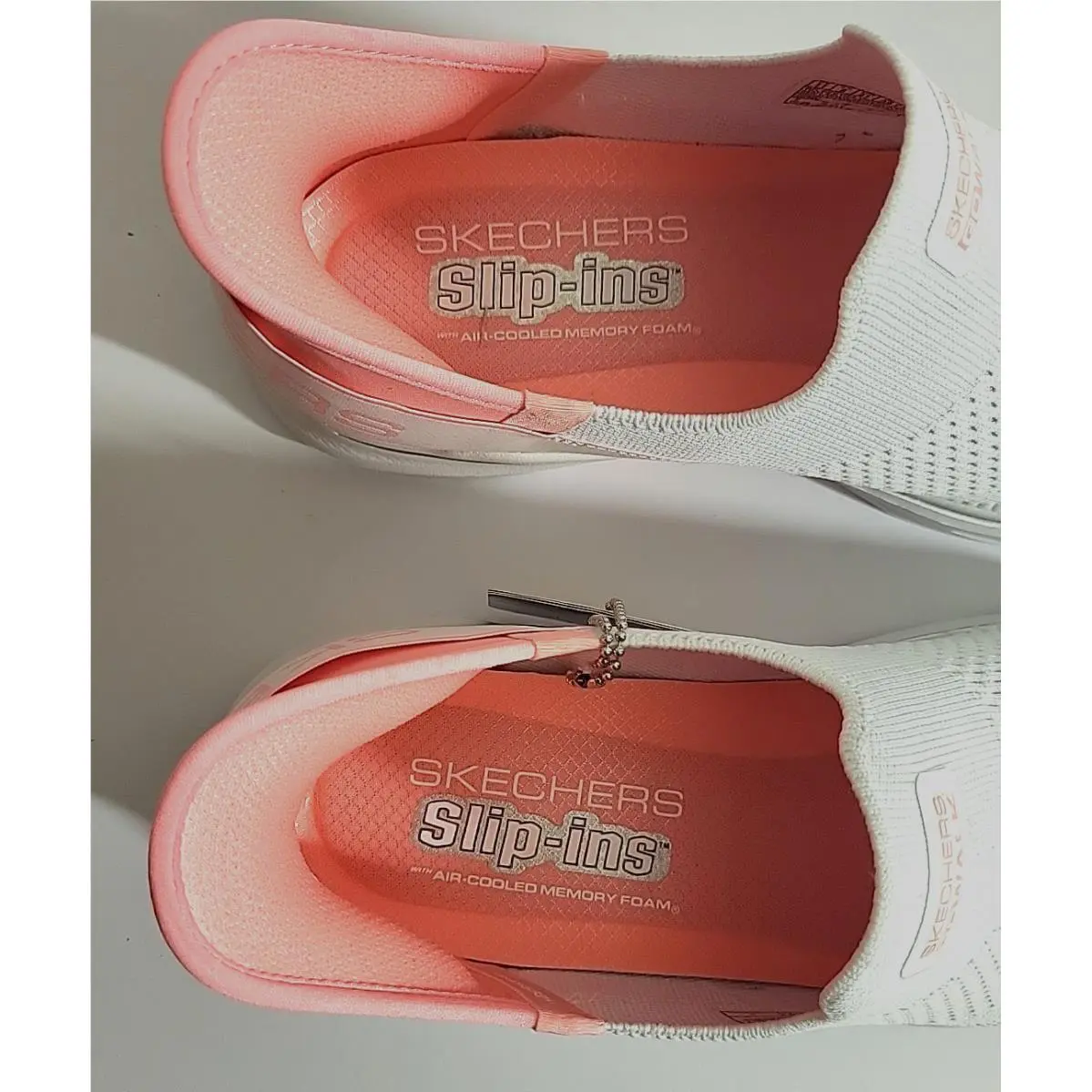 Skechers shoes - Skechers Go Walk 7 Mia 125231 - 125231 - White & Pink (UPC: 196989975399) 5
