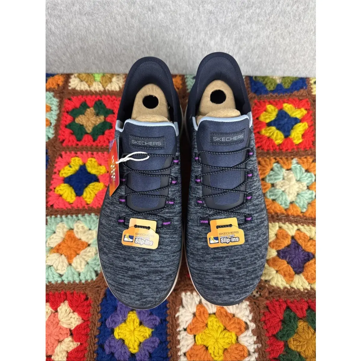 Skechers shoes - Sketchers Slip-ins Summits - Sketchers Summits - 149937W/NVPR - Blue 6