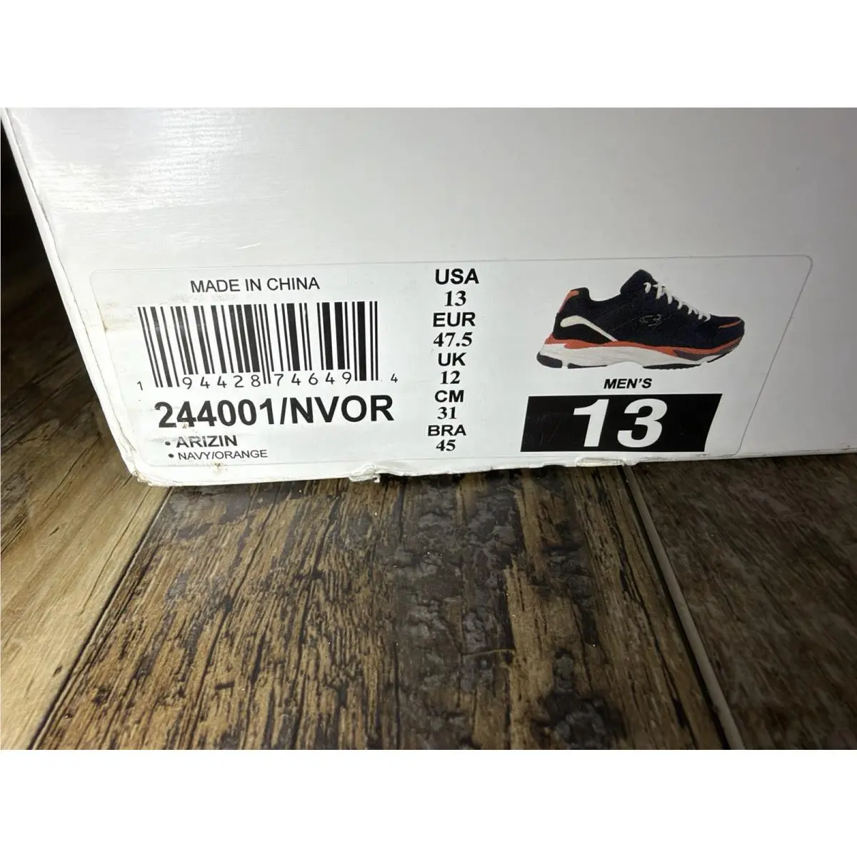 Skechers shoes - Skechers Concept 3 Arizin - Concept Arizin - 244001/NVOR - Orange (UPC: 0194428746494) 6