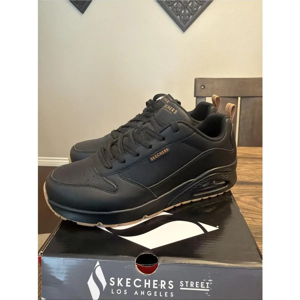 Skechers shoes - SKECHERS 183012 UNO ALDER - UNO ALDER - Black 1