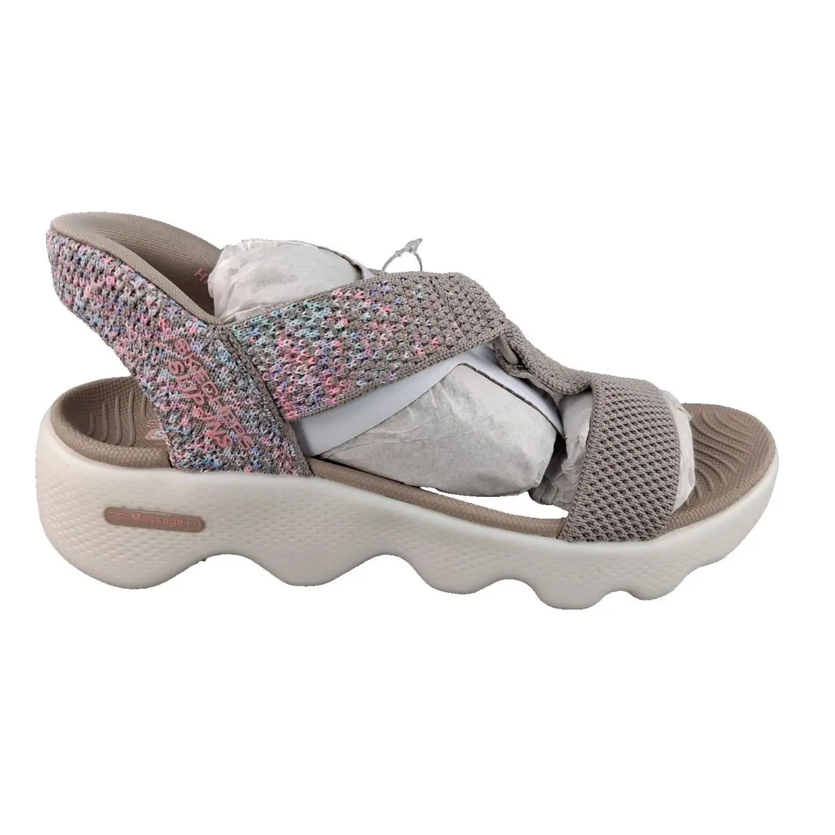 Skechers shoes - Skechers GO WALK Massage Fit - Taupe/Multi 0