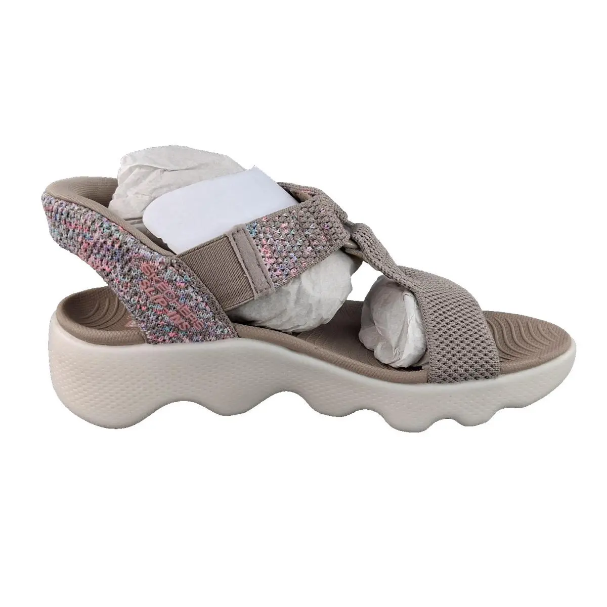 Skechers shoes - Skechers GO WALK Massage Fit - Taupe/Multi 2