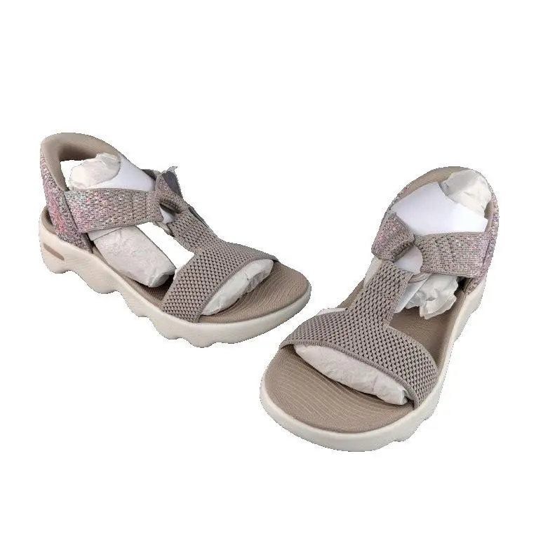 Skechers shoes - Skechers GO WALK Massage Fit - Taupe/Multi 4