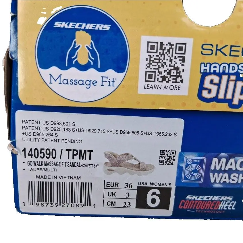 Skechers shoes - Skechers GO WALK Massage Fit - Taupe/Multi 11