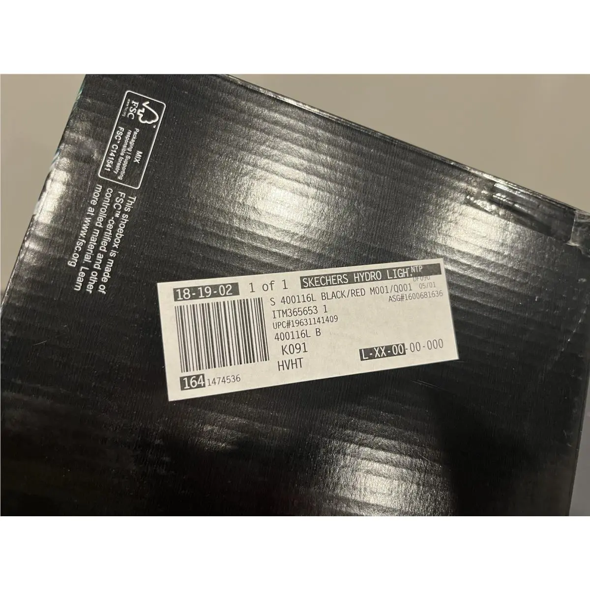 Skechers shoes - Black red 9