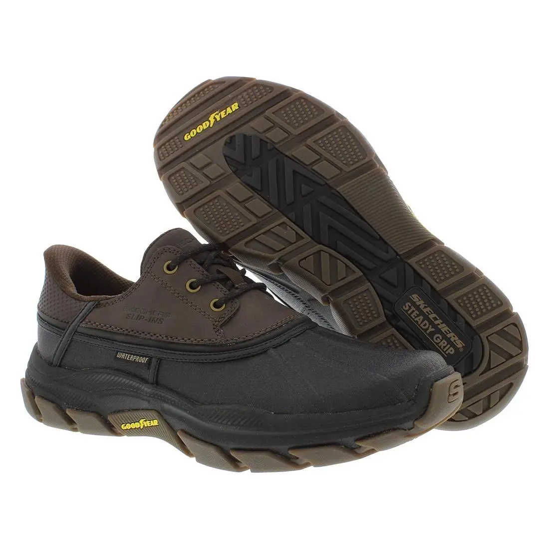 Respected Jace Mens Shoes Size 12 Color: Chocolate/black by Skechers