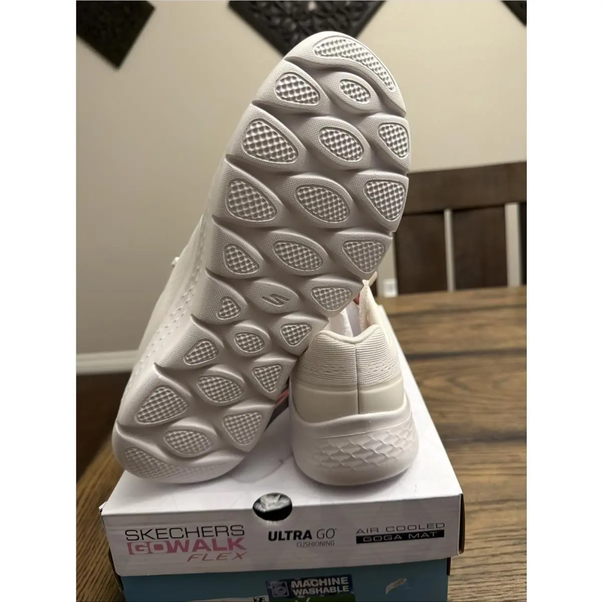 Skechers shoes - Skechers GO WALK Flex - WALK Flex - Offwhite 4