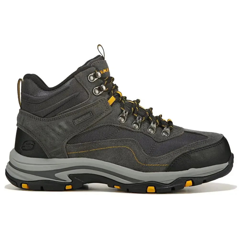 Skechers shoes - Skechers Trego Pacifico Waterproof Relaxed Fit Boots Hiking Gray - 65672/GRY - Gray, Manufacturer: Gray (UPC: 193113029355) 0
