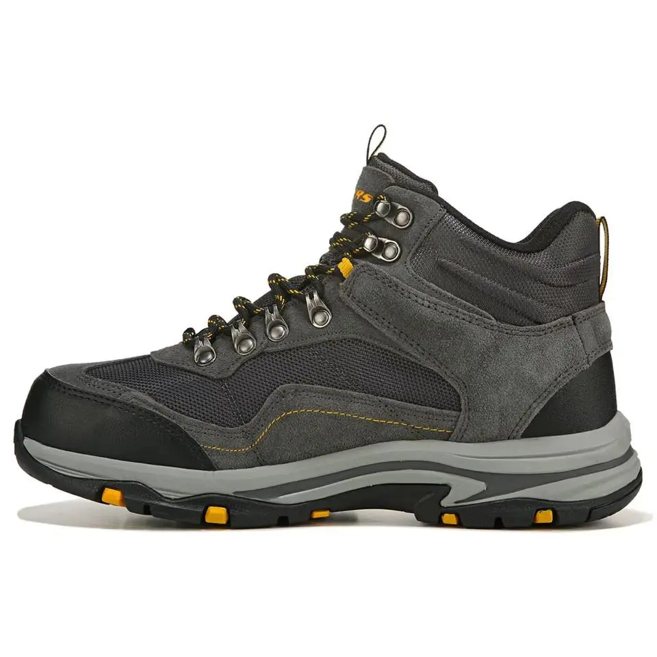 Skechers shoes - Skechers Trego Pacifico Waterproof Relaxed Fit Boots Hiking Gray - 65672/GRY - Gray, Manufacturer: Gray (UPC: 193113029355) 1